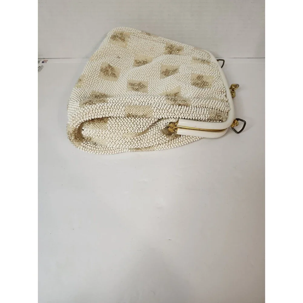 vintage beaded clutch purse